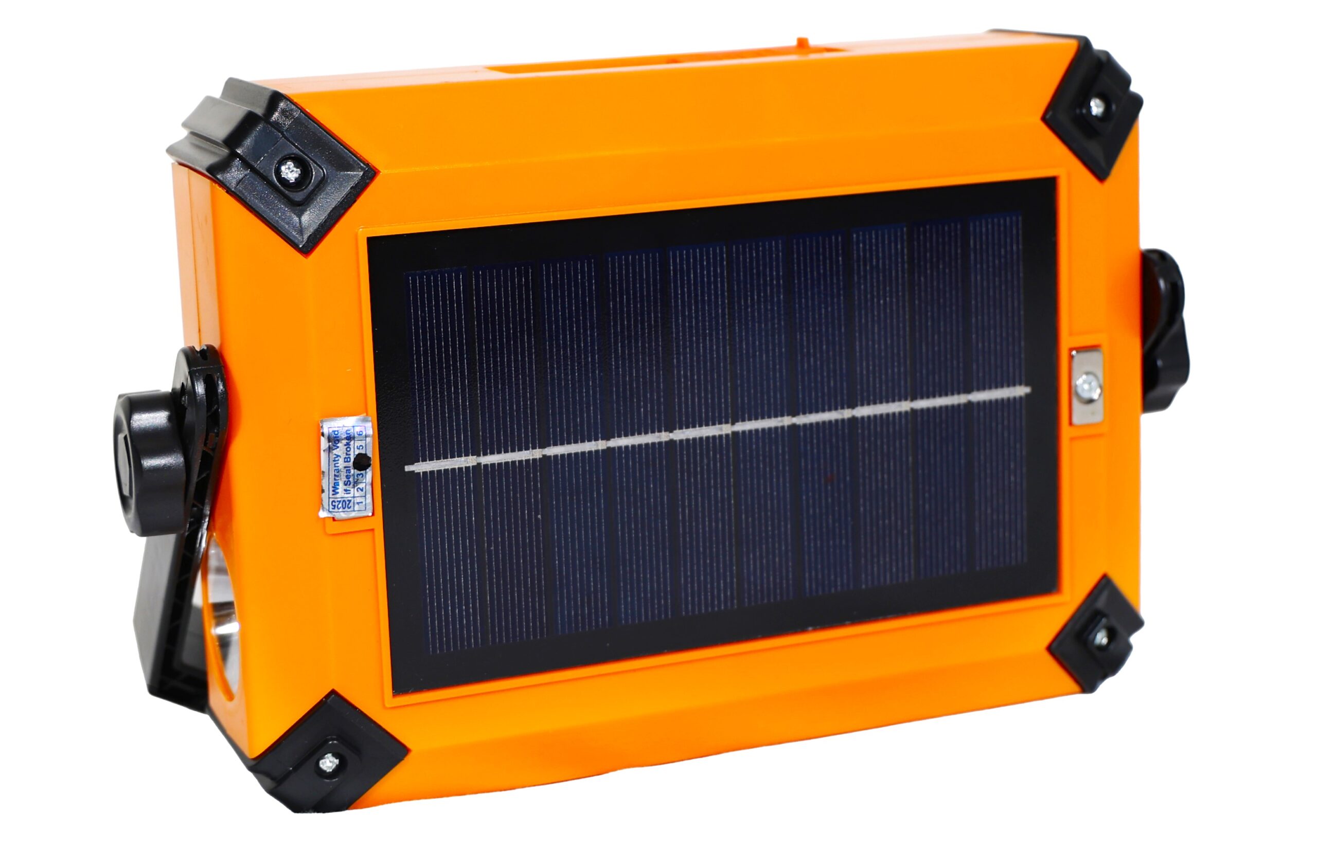 REALBUY 30W Multi-Functional Solar LED Emergency Flood Light + 3W in-built Torch with 12000 mAh LiFePO4 Battery (IP65 Waterproof, 3-in-1 Light Colors)
