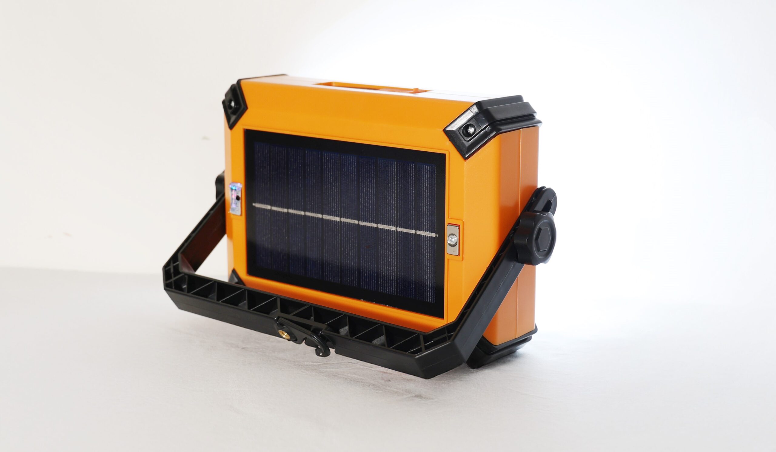 REALBUY 30W Multi-Functional Solar LED Emergency Flood Light + 3W in-built Torch with 12000 mAh LiFePO4 Battery (IP65 Waterproof, 3-in-1 Light Colors)