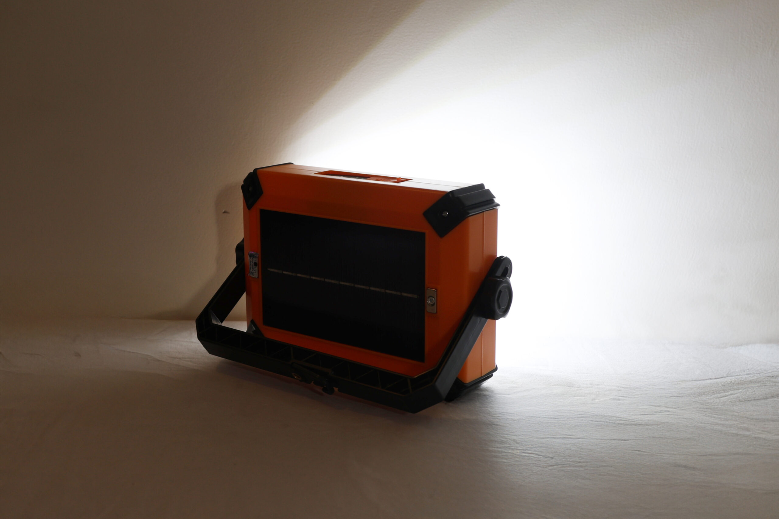 REALBUY 30W Multi-Functional Solar LED Emergency Flood Light + 3W in-built Torch with 12000 mAh LiFePO4 Battery (IP65 Waterproof, 3-in-1 Light Colors)