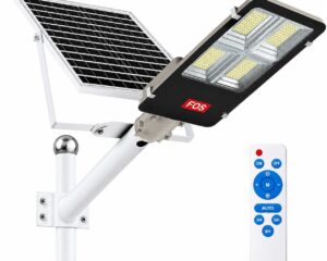 FOS 150W Semi-Integrated Solar LED Street Light with Solar Panel and Remote Control