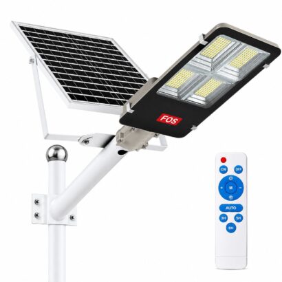 FOS 150W Semi-Integrated Solar LED Street Light with Solar Panel and Remote Control