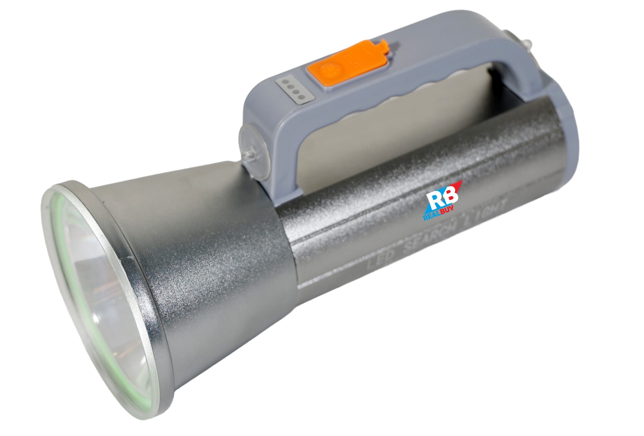 REALBUY 20W Aluminium LED Search Light (1750 Lumens, 8000 mAh Lithium-ion Battery, Range 1.2 km., Rainproof)