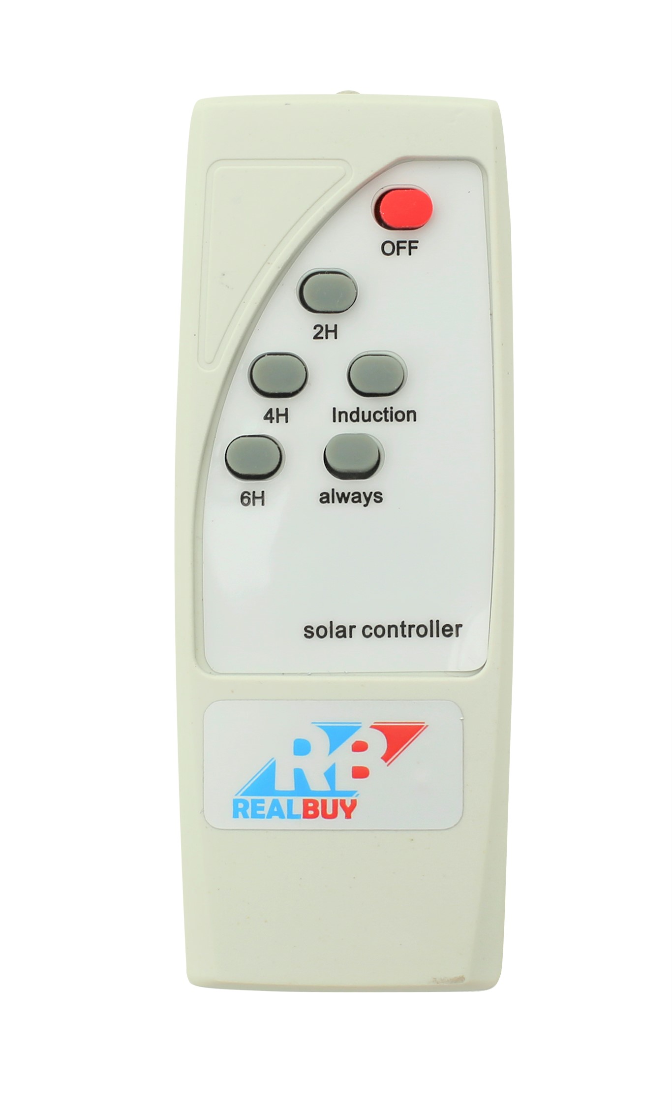 REALBUY 350W Solar LED Street Light with Remote Control and Motion Sensor (All-in-ONE) - Cool White 6500k