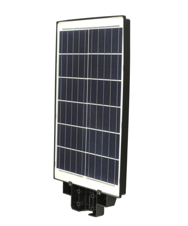 REALBUY 280W Solar LED Street Light with Remote Control and Motion Sensor (All-in-ONE) - Cool White 6500k