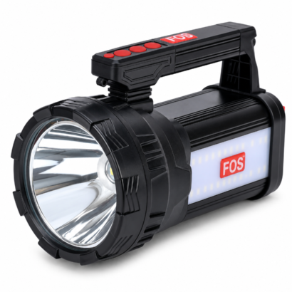 FOS 15W Multifunction LED Search Light | 1500 Lumens | 1 km. range | USB Output