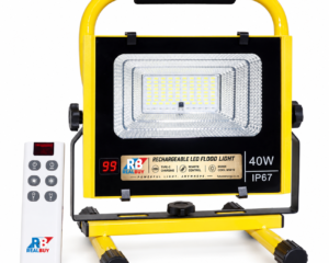 REALBUY 40W Rechargeable LED Flood Light with Remote Control