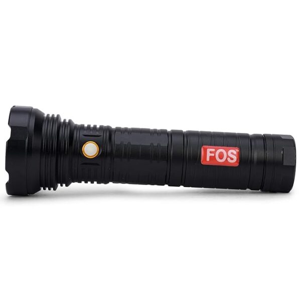FOS LED Search Light 25W - 2550 LUMENS (Range up to 1.5 Km.) with Rechargeable 15000 mAh Li-ion Battery (Model: LIGHT MASTER)