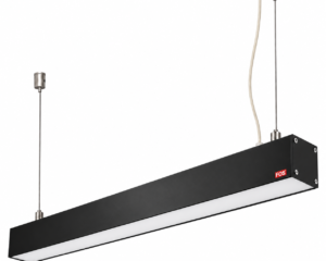 FOS 4-feet LED Hanging Profile Light | BLACK | 36W/48W