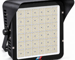 REALBUY 600W LED Stadium Flood Light with 6x6 LED module array and single cradle bracket