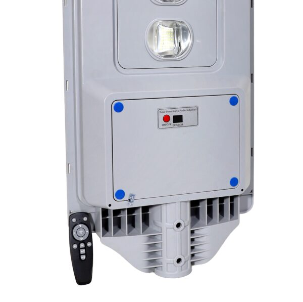 FOS 200W Solar LED Street Light, All-in-ONE with Optical Lens, Motion Sensor and Remote Control (Cool White 6500k, IP 65 Water-Proof)