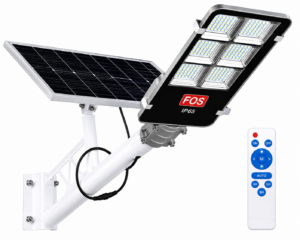 FOS 200W Semi-Integrated Solar LED Street Light with Solar Panel and Remote Control