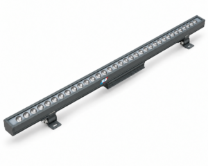 REALBUY 36W LED wall washer light with 36 lenses, grey aluminium housing and adjustable mounting brackets