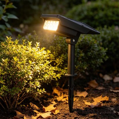 REALBUY NOVA Solar Spike Garden Light – Warm White, IP65