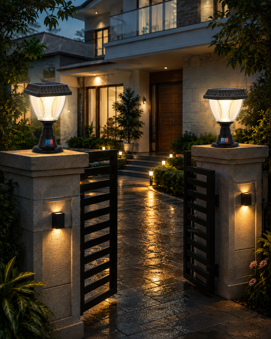 REALBUY ARCADIA SOLAR GATE LIGHT