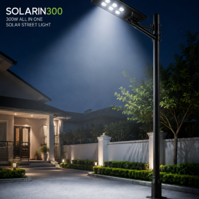 FOS SOLARIN300 - 300W SOLAR LED STREET LIGHT