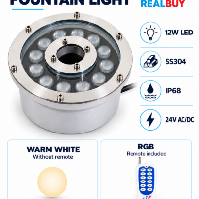 REALBUY 12W Technical specifications and colour options