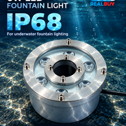 REALBUY 6W IP68 underwater protection