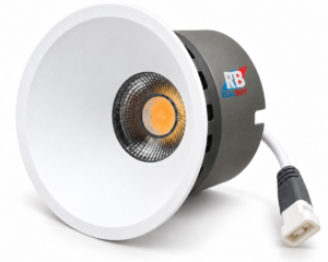 REALBUY recessed COB lens spot downlight available in 7W and 12W