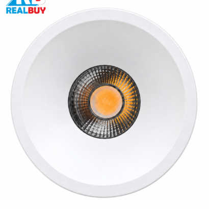 Close-up view of REALBUY recessed COB lens spot downlight
